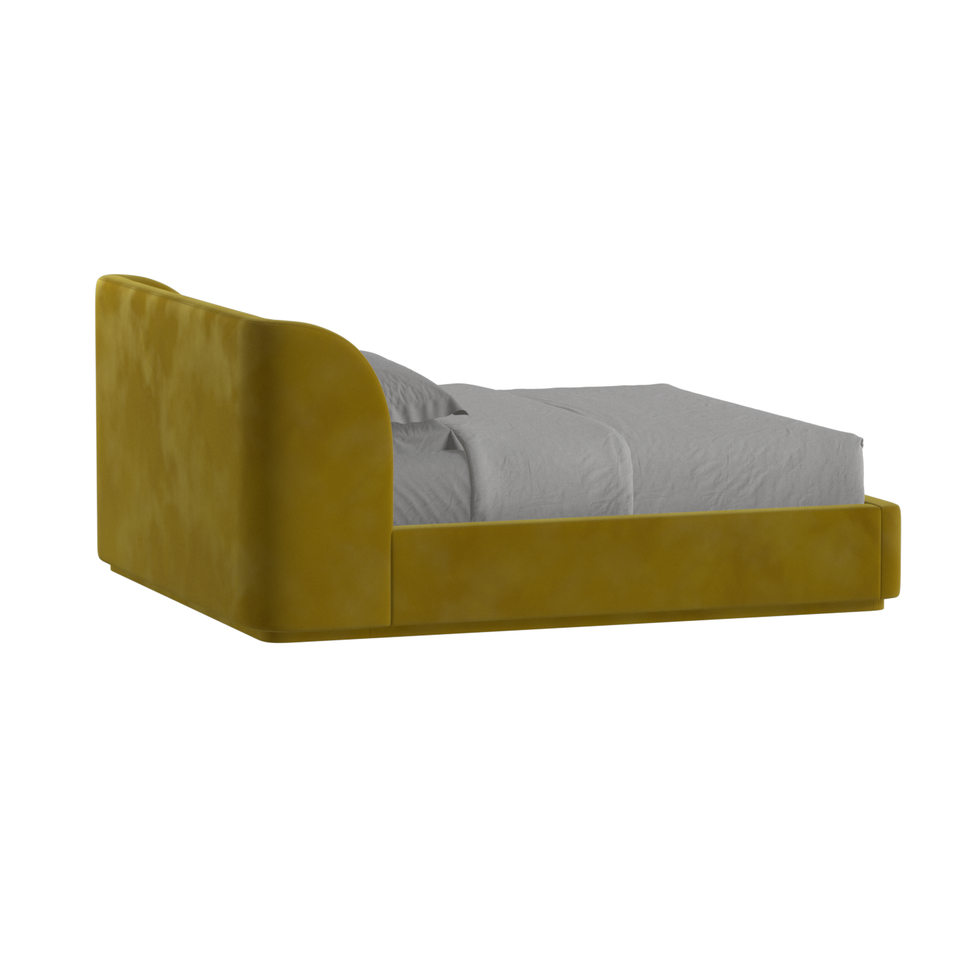 Giacomo Double Bed with Wide Panelled Headboard