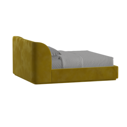 Giacomo Double Bed with Wide Panelled Headboard