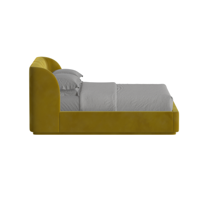 Giacomo Double Bed with Wide Panelled Headboard