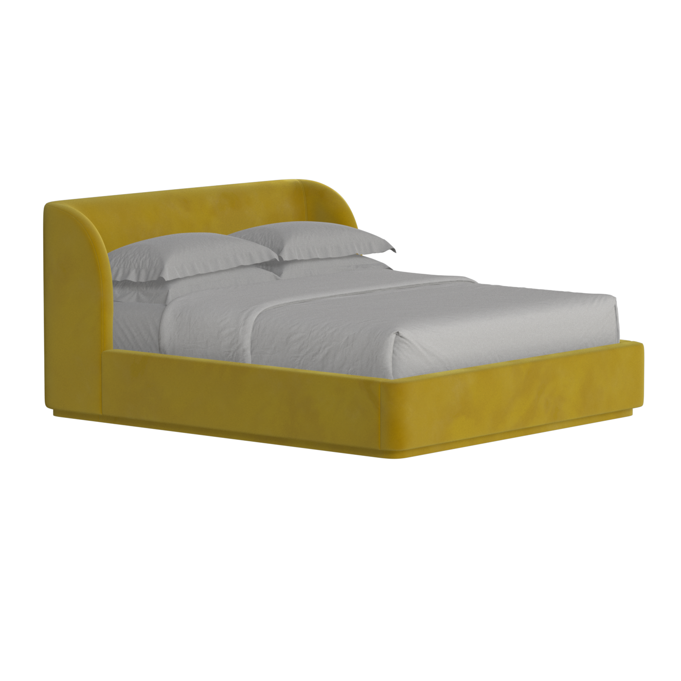 Giacomo Double Bed with Wide Panelled Headboard