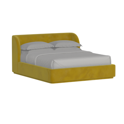 Giacomo Double Bed with Wide Panelled Headboard