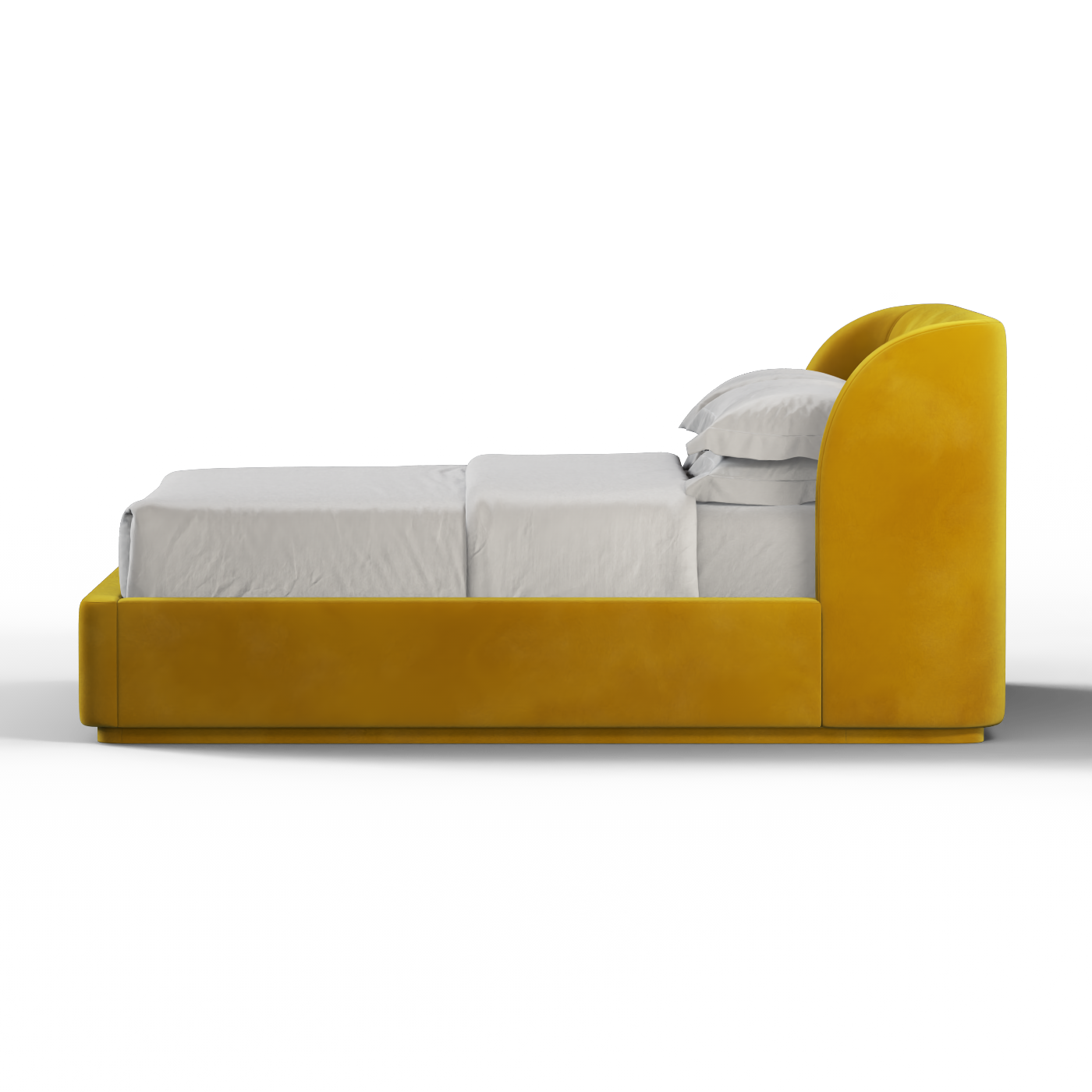 Giacomo Double Bed with Wide Panelled Headboard