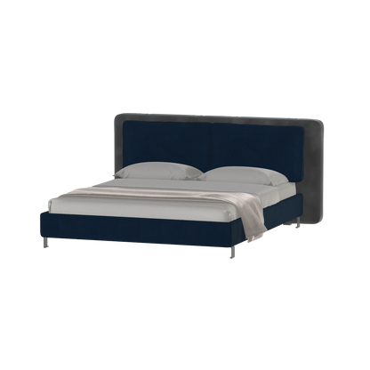 Giovanna Double Bed with Elegant Headboard
