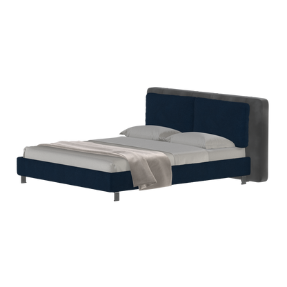 Giovanna Double Bed with Elegant Headboard