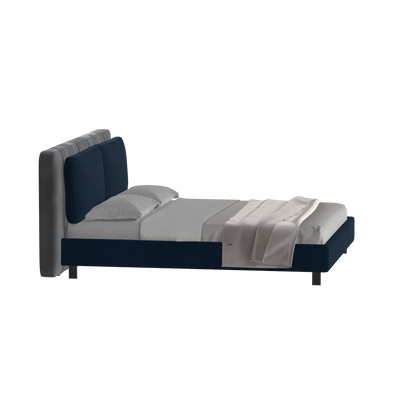 Giovanna Double Bed with Elegant Headboard