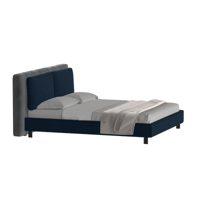Giovanna Double Bed with Elegant Headboard
