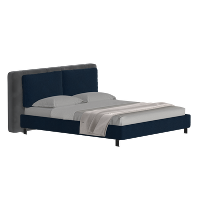 Giovanna Double Bed with Elegant Headboard