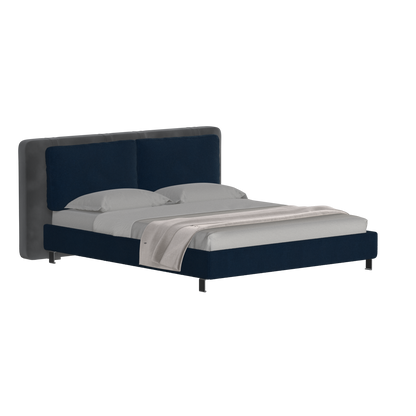 Giovanna Double Bed with Elegant Headboard
