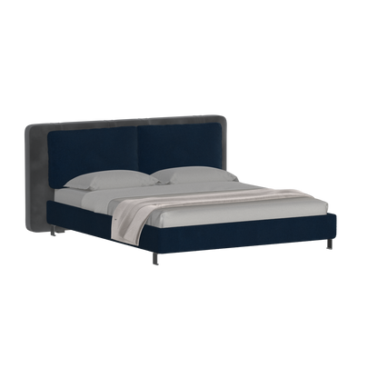 Giovanna Double Bed with Elegant Headboard