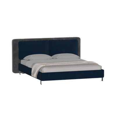 Giovanna Double Bed with Elegant Headboard