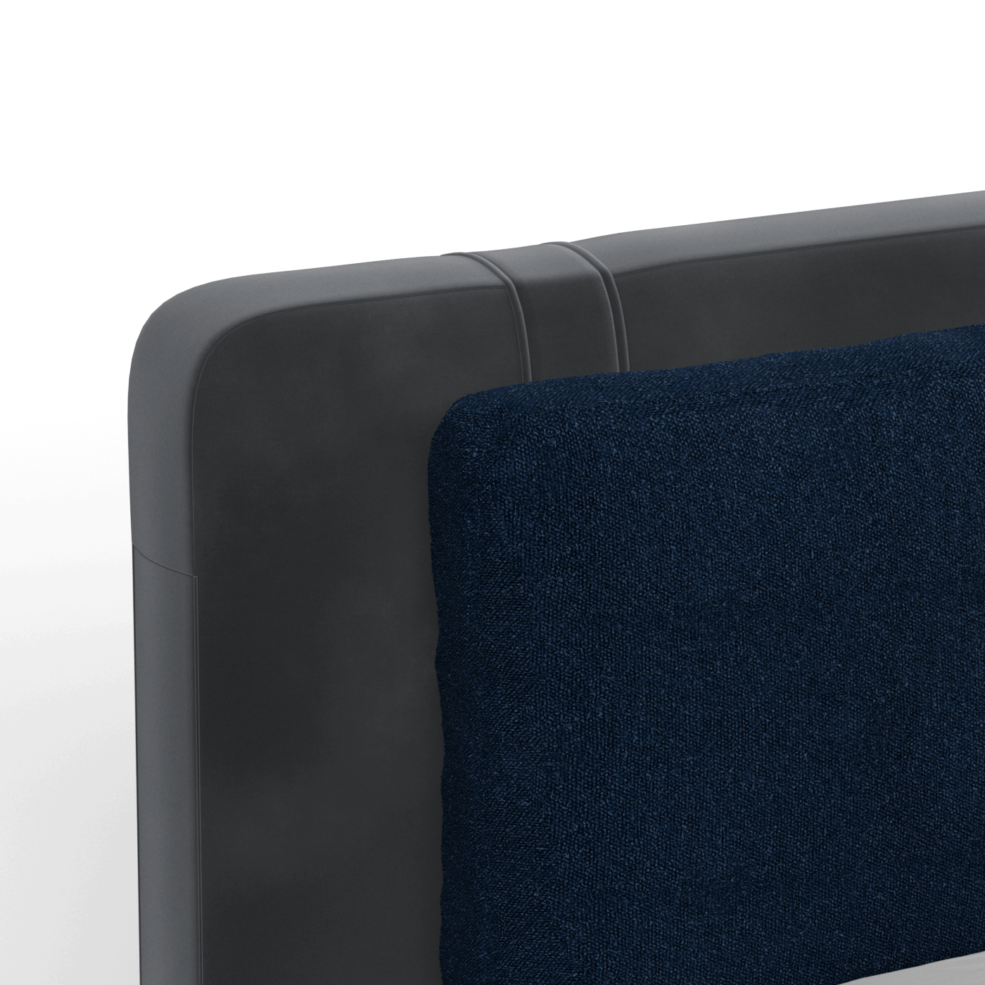Giovanna Double Bed with Elegant Headboard