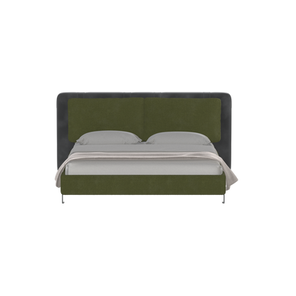 Giovanna Double Bed with Elegant Headboard