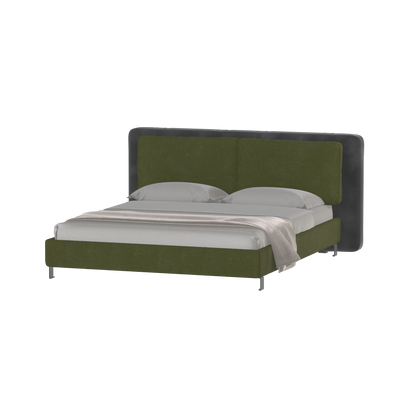 Giovanna Double Bed with Elegant Headboard