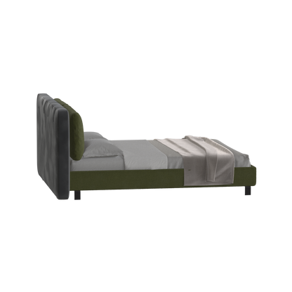 Giovanna Double Bed with Elegant Headboard