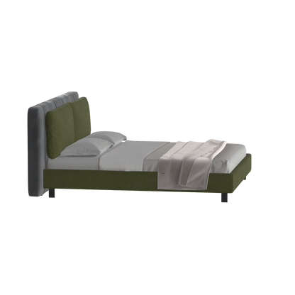 Giovanna Double Bed with Elegant Headboard