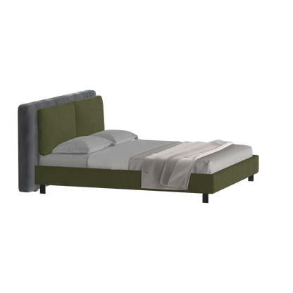Giovanna Double Bed with Elegant Headboard