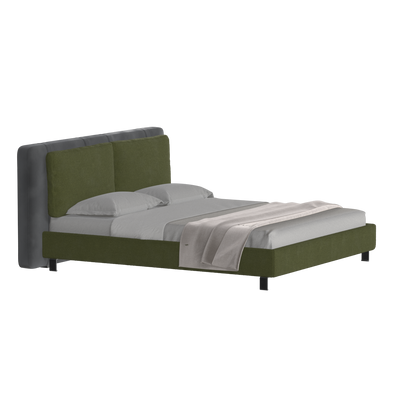Giovanna Double Bed with Elegant Headboard