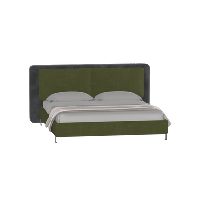 Giovanna Double Bed with Elegant Headboard