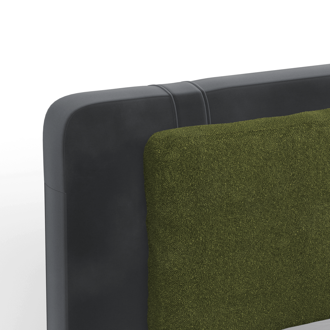 Giovanna Double Bed with Elegant Headboard