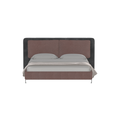 Giovanna Double Bed with Elegant Headboard