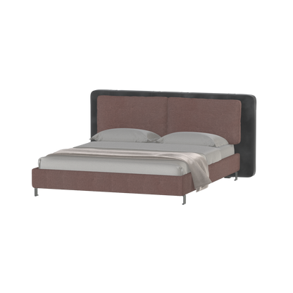 Giovanna Double Bed with Elegant Headboard