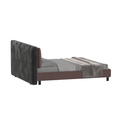 Giovanna Double Bed with Elegant Headboard