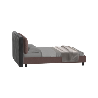 Giovanna Double Bed with Elegant Headboard
