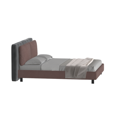 Giovanna Double Bed with Elegant Headboard
