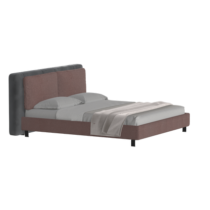 Giovanna Double Bed with Elegant Headboard