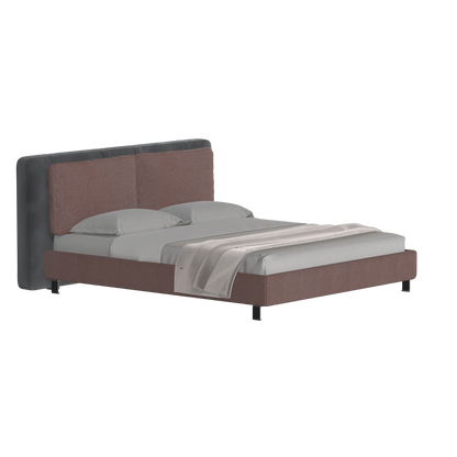 Giovanna Double Bed with Elegant Headboard