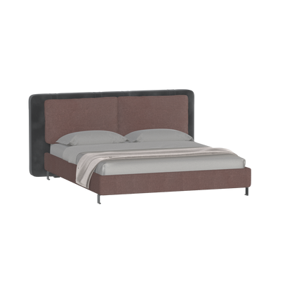 Giovanna Double Bed with Elegant Headboard