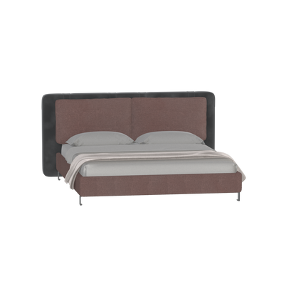 Giovanna Double Bed with Elegant Headboard