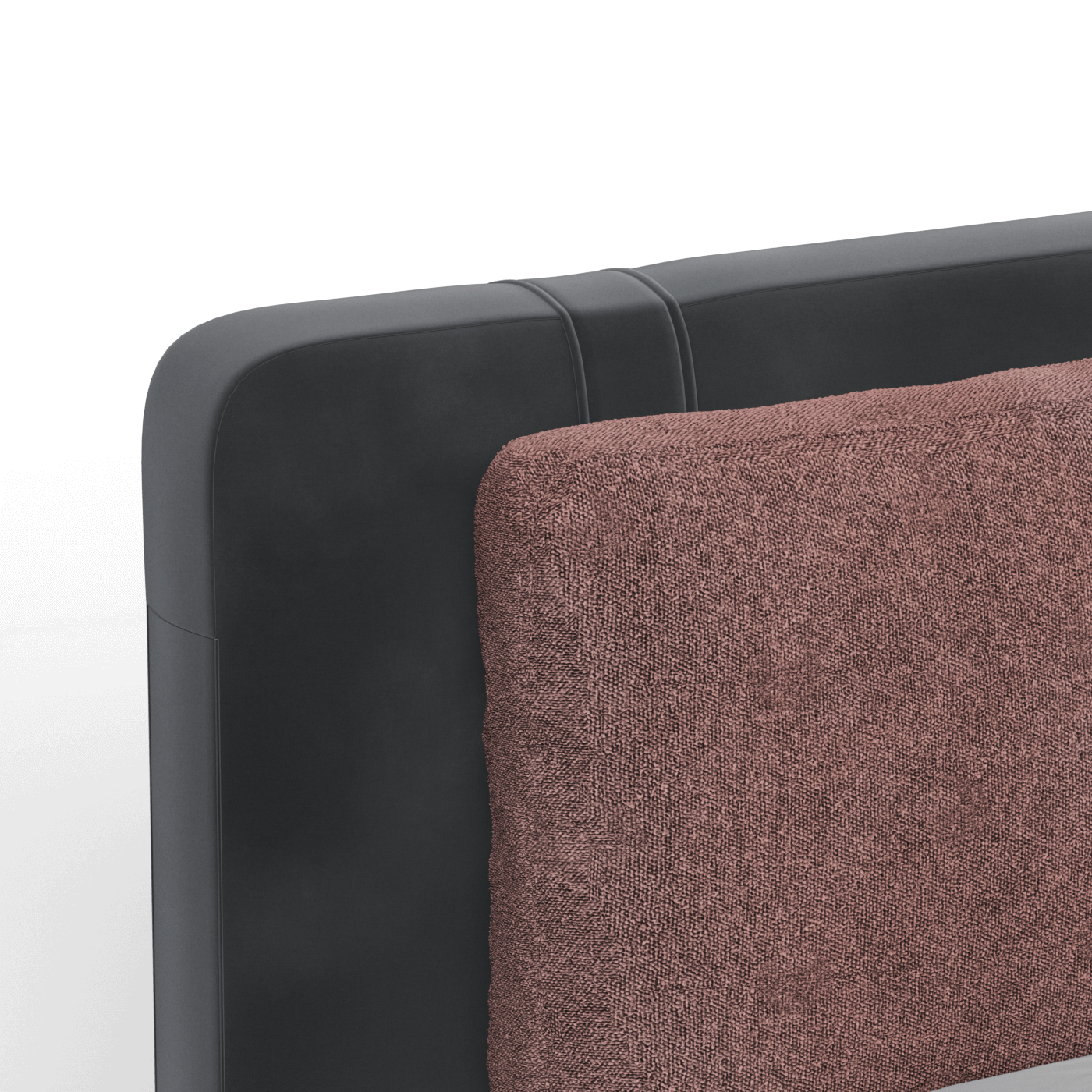 Giovanna Double Bed with Elegant Headboard