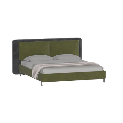 Giovanna Double Bed with Elegant Headboard