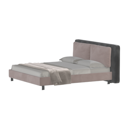 Giovanna Double Bed with Elegant Headboard