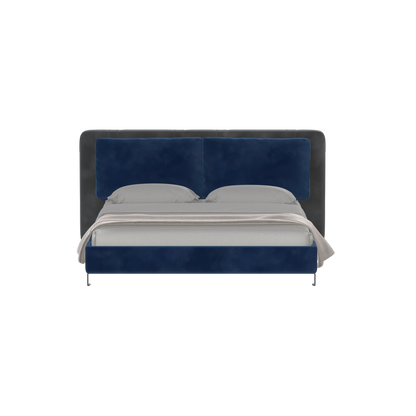 Giovanna Double Bed with Elegant Headboard