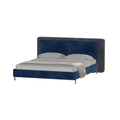 Giovanna Double Bed with Elegant Headboard
