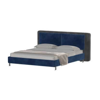 Giovanna Double Bed with Elegant Headboard