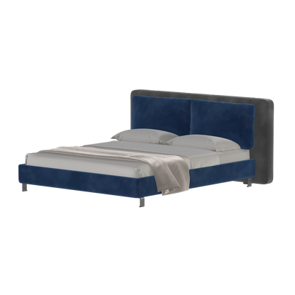 Giovanna Double Bed with Elegant Headboard