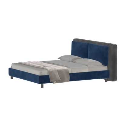 Giovanna Double Bed with Elegant Headboard
