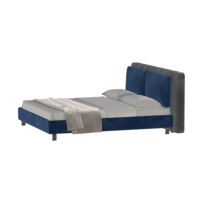 Giovanna Double Bed with Elegant Headboard