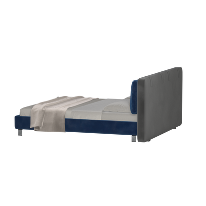 Giovanna Double Bed with Elegant Headboard