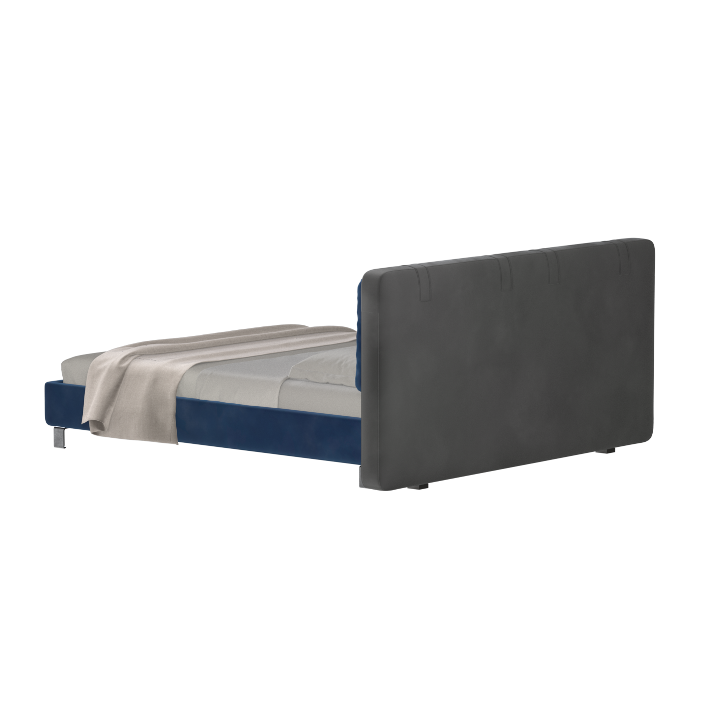 Giovanna Double Bed with Elegant Headboard