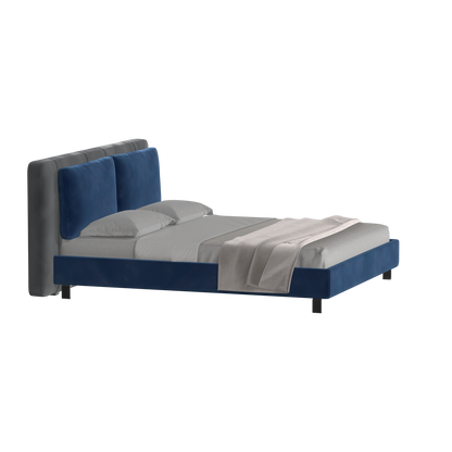 Giovanna Double Bed with Elegant Headboard
