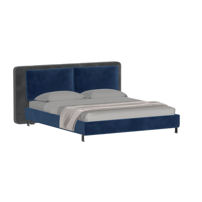 Giovanna Double Bed with Elegant Headboard