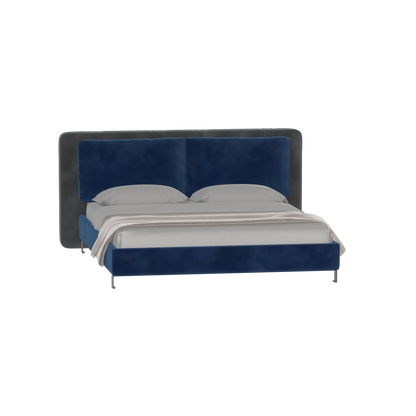 Giovanna Double Bed with Elegant Headboard