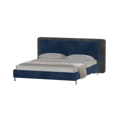 Giovanna Double Bed with Elegant Headboard