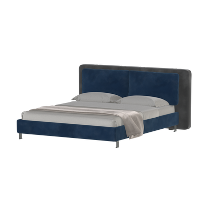 Giovanna Double Bed with Elegant Headboard