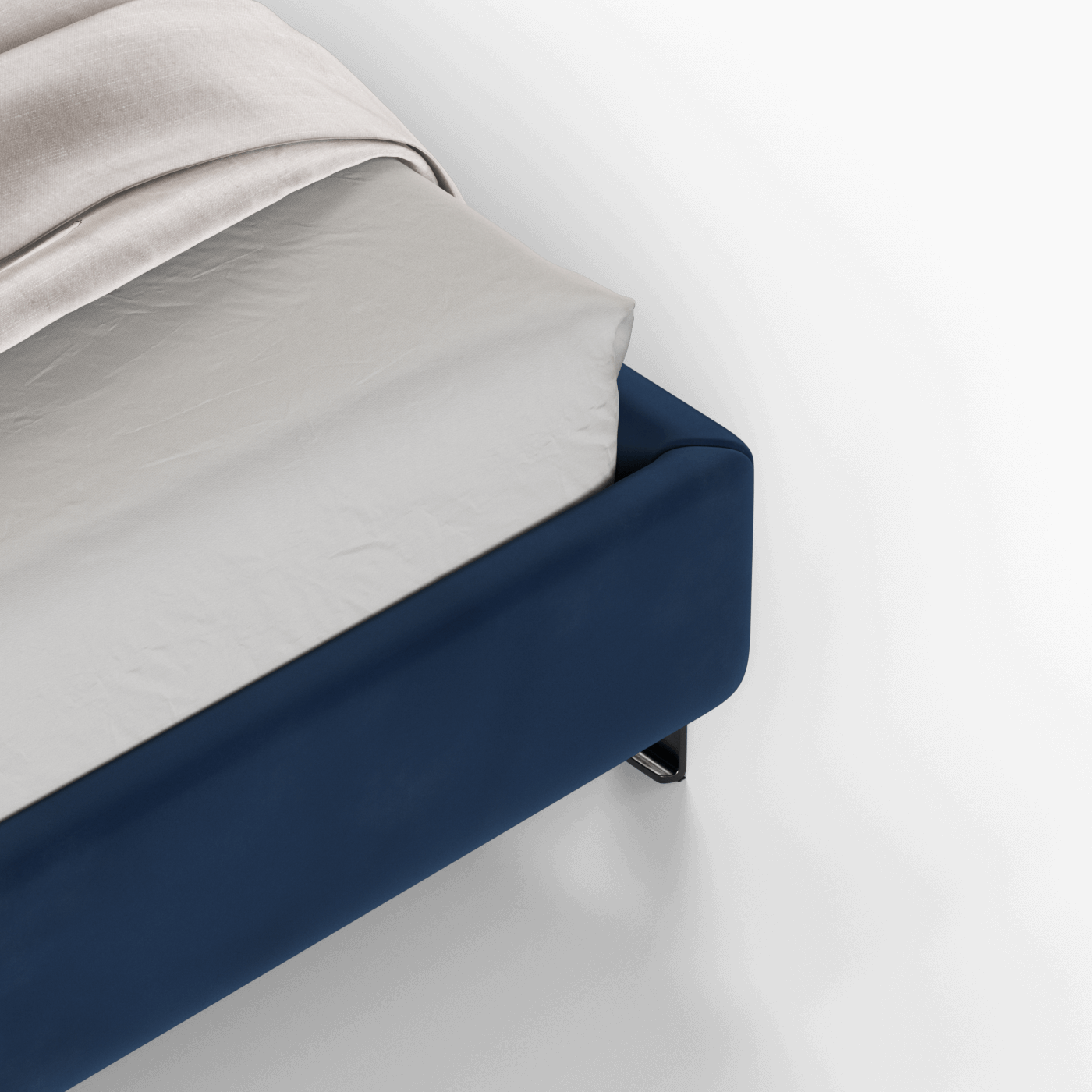 Giovanna Double Bed with Elegant Headboard