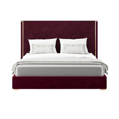 Lit-abri en tissu Daphné